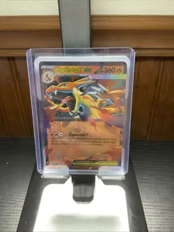 Mega Charizard Y EX 030 Black Star Promo Mega Evolutions Pokemon Card - Image 1