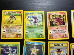 Pokemon TCG 14 Card Lot (common and uncommon) Gym Challenge Set Vintage - Image 2