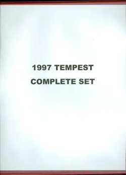 TEMPEST Complete set 350 cards Magic the Gathering Unplayed Near mint to Mint - Image 1