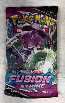 Pokemon TCG Sword & Shield-Fusion Strike Pack - 10 Cards - New - Sealed - Image 1