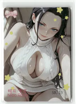 NICO ROBIN SR SR-13 GODDESS PARTY Goddess Story Anime Collectible Card - Image 2