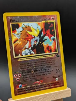 Entei #34 WOTC Black Star Promos Holo Pokemon TCG Vintage Card - Image 2