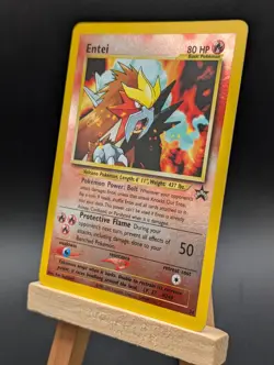 Entei #34 WOTC Black Star Promos Holo Pokemon TCG Vintage Card - Image 3