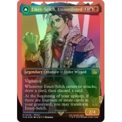 FOIL EMET-SELCH, UNSUNDERED (BORDERLESS) (SURGE FOIL) Final Fantasy FIN MTG - Image 1