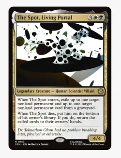 The Spot, Living Portal | MTG Marvel SPM | Rare Orzhov Legendary Villain | Exile - Image 1
