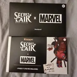 Deadpool Secret Lairs Set Of 2 MTG NEW and SEALED NonFoil Marvel SHIPS FAST - Image 1