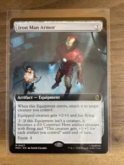 Iron Man Armor (Extended Art) - Marvel Super Heroes MTG Regular - Image 1