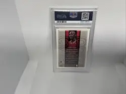 Michael Jordan 1999 Upper Deck MVP MJ Exclusives PSA 10 Mint Hall of Fame #186 - Image 2