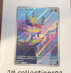 Pokemon TCG Mienfoo 133/086 Sv: White Flare Illustration Rare Holo English - Image 1