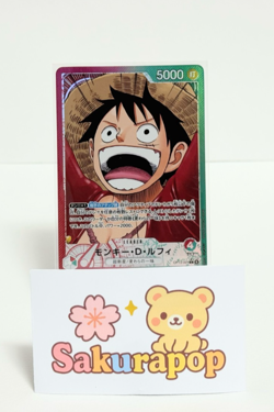 One Piece Card OP13-001 Monkey D. Luffy Leader Carrying on His Will Japanese #33 - Image 1