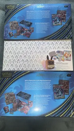 Pokemon TCG Prismatic Evolutions SPC + Mega Charizard Ex UPC Boxes (2) - Image 2