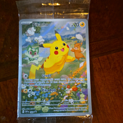 4 Card Pikachu Pack 088 SV Promo Cards Holo Promo English 70 HP 2024 - Image 1