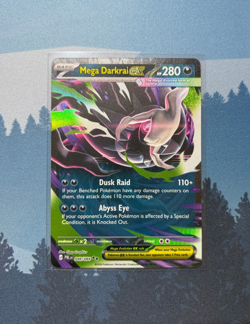 Pokemon Pitch Black Mega Darkrai ex 048/084 Holo Double Rare Near Mint - Image 1