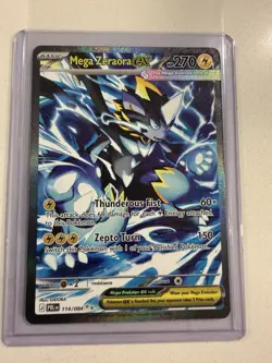 Pokemon TCG Mega Zeraora ex 114/084 Pitch Black SIR CLEAN!! - Image 1
