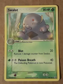 Pokemon Swalot 40/106 ex Emerald NM-MINT See Pictures - Image 1