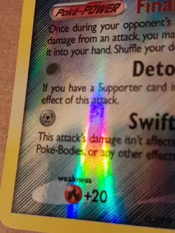 Pokemon Jirachi 7/111 Rising Rivals Reverse Holo LP See Pictures - Image 2