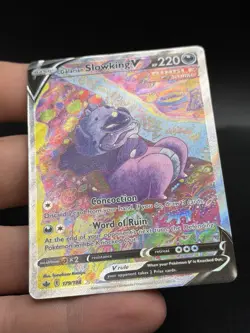 Galarian Slowking V - 179/198 - Pokemon Chilling Reign Alternate Art Rare NM IH3 - Image 2