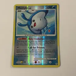Mantyke 55/130 Diamond and Pearl Reverse Holo Pokemon 🔥 - Image 1