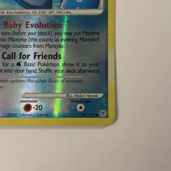 Mantyke 55/130 Diamond and Pearl Reverse Holo Pokemon 🔥 - Image 4
