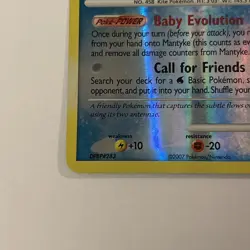 Mantyke 55/130 Diamond and Pearl Reverse Holo Pokemon 🔥 - Image 5