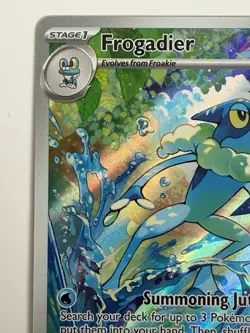 Frogadier 089/086 Chaos Rising Full Art Holo Rare HP 100 English - Image 2
