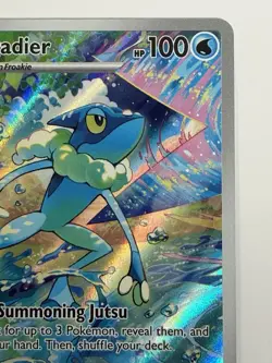 Frogadier 089/086 Chaos Rising Full Art Holo Rare HP 100 English - Image 3