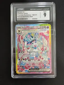 Pokemon TCG - Sylveon ex SIR 156 (Prismatic Evolutions) CGC 9 - Image 1