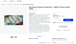 *Sea & Sky Premium Collection* (Brand New / Sealed, Crown Zenith Pokemon box) - Image 3