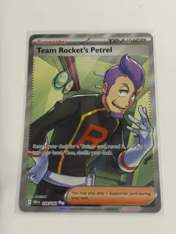 Pokemon Team Rocket's Petrel Ultra Rare 226/182 SV10: Destined Rivals NM - Image 1