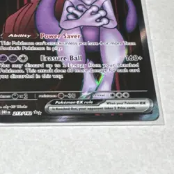 Pokemon TCG Team Rocket's Mewtwo ex Ultra Rare Full Art Holo 213/182 Eng - Image 4
