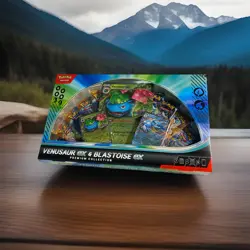 2024 Pokemon Venusaur ex & Blastoise ex Premium Collection Foil Booster Box New - Image 1