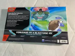 2024 Pokemon Venusaur ex & Blastoise ex Premium Collection Foil Booster Box New - Image 2