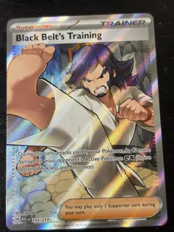 Pokemon TCG Black Belt's Training Ascended Heroes 255/217 Secret Rare Holo - Image 1