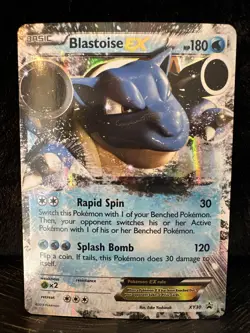 Pokemon Collectible Card Blastoise EX XY30 Xy Promos Holo 2014 Foil HP180 - Image 1