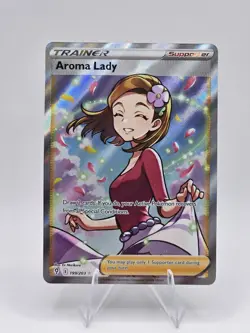 Aroma Lady - Pokemon TCG Evolving Skies 199/203 Full Art Holo Ultra Rare EN - Image 1