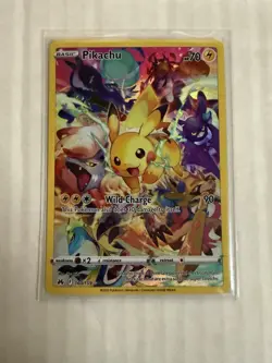 Pikachu 160/159 NM Crown Zenith Secret Rare Holo Pokemon - Image 1