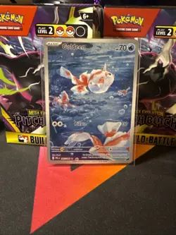 👻⚫🎏Goldeen 087/084 Pitch Black Illustration Rare Pokemon English Card NM - Image 3