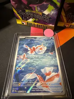 👻⚫🎏Goldeen 087/084 Pitch Black Illustration Rare Pokemon English Card NM - Image 4