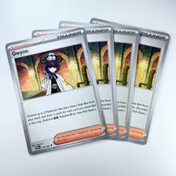 Gwynn (4X) : Pokemon TCG Playset - Pitch Black (PBL) / NM Pack Fresh - Image 1