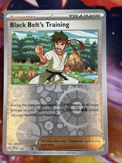 Black Belt's Training 144/159 Pokemon Journey Together Reverse Holo - Image 1