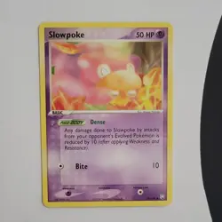 Pokemon TCG Slowpoke 76/109 EX Team Rocket Returns Common 2004 - Image 1