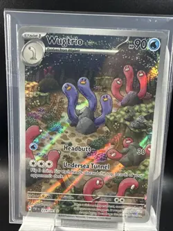 Wugtrio 224/091 Holo Paldean Fates Pokemon TCG Full Art Ultra Rare4F - Image 2