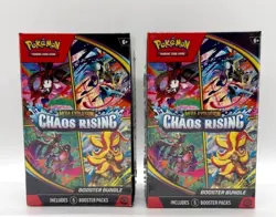 2x Pokemon TCG CHAOS RISING Booster Bundles - FACTORY SEALED - - Image 1