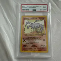 Pokemon Shining Charizard 107/105 Neo Destiny Holo Secret Rare PSA 9 - Image 2