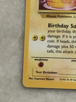 Pokemon TCG ______'s Pikachu 24/53 Celebrations Classic Collection Holo EN - Image 4