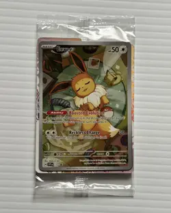 Eevee 173 Black Star Promo Prismatic Evolutions NM English Pokemon Card SEALED - Image 1