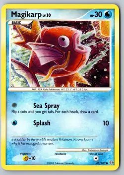 Pokemon: Magikarp Common Stormfront 65/100 LP+ - Image 1
