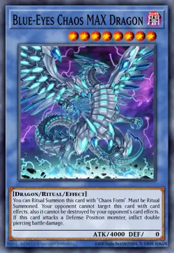 3x Blue-Eyes Chaos MAX Dragon - SDWD-EN009 - 1st Edition - Common - Image 1