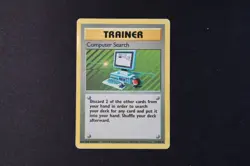 Computer Search 71/102 Non Holo Rare Pokemon TCG Card Base Set 1 Heavy Play - Image 1