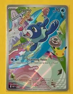 Popplio 045 Holo Promo ME: Mega Evolution Promo Pokemon Holo Near Mint - Image 1